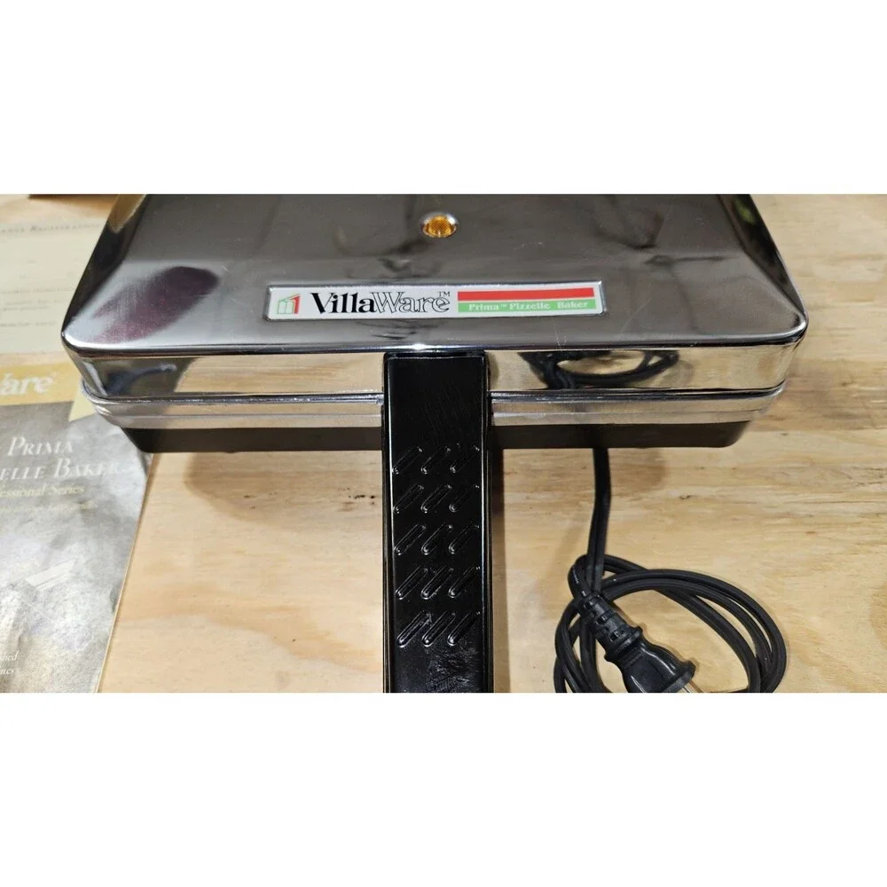 VillaWare 5000-NS Prima Pizzelle Baker Professional Series Model bake cook